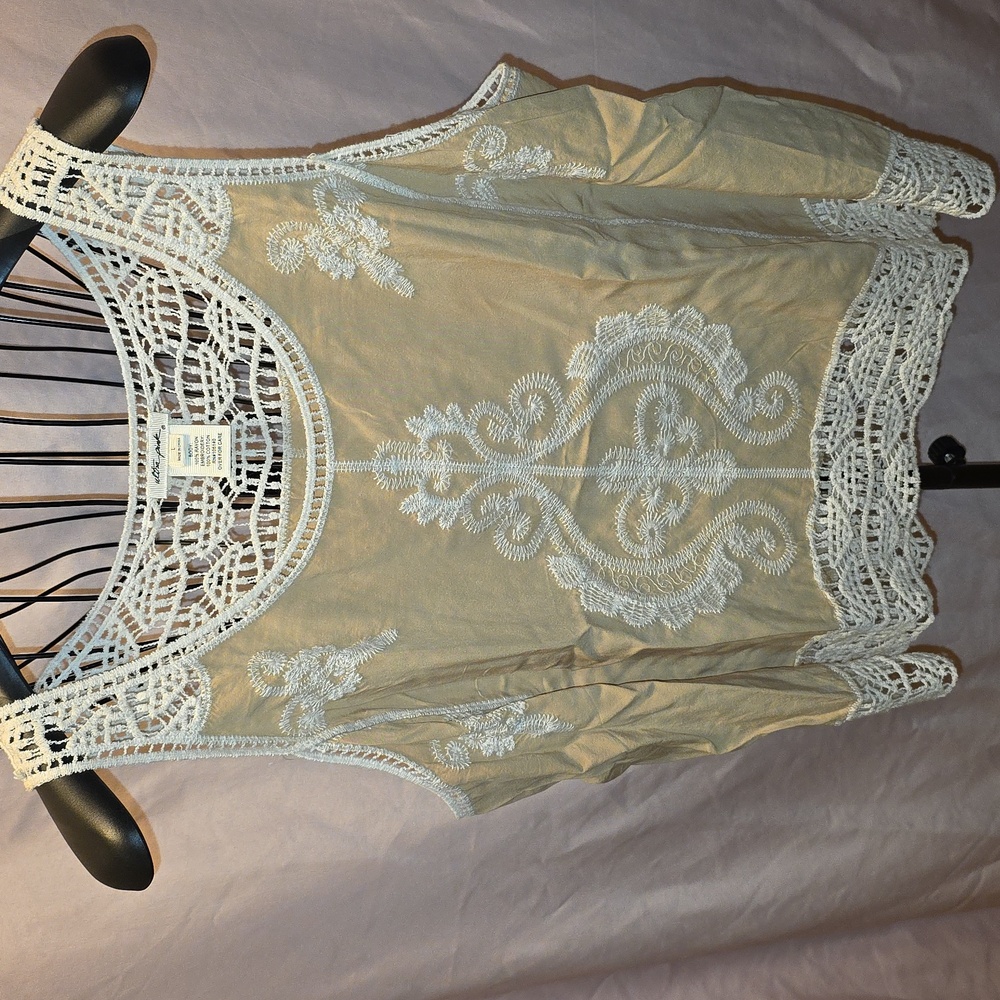 Ultra Pink Tan Crochet Design Womrns Size Large (Virginia # 14)